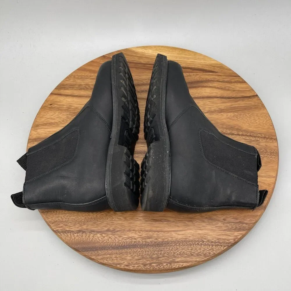 Boulet Boots Womans Size 8 C Black Leather Made in Canada Casual Comfort
